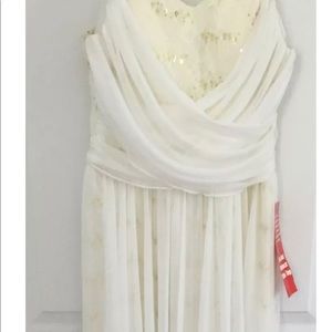 City Triangle wedding strapless dress